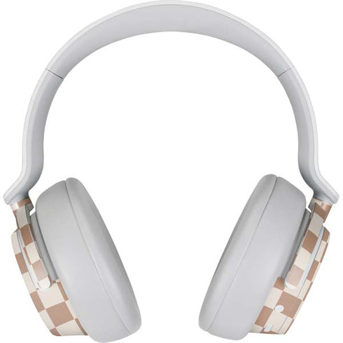 Neutral Checkered Surface Headphones Skin